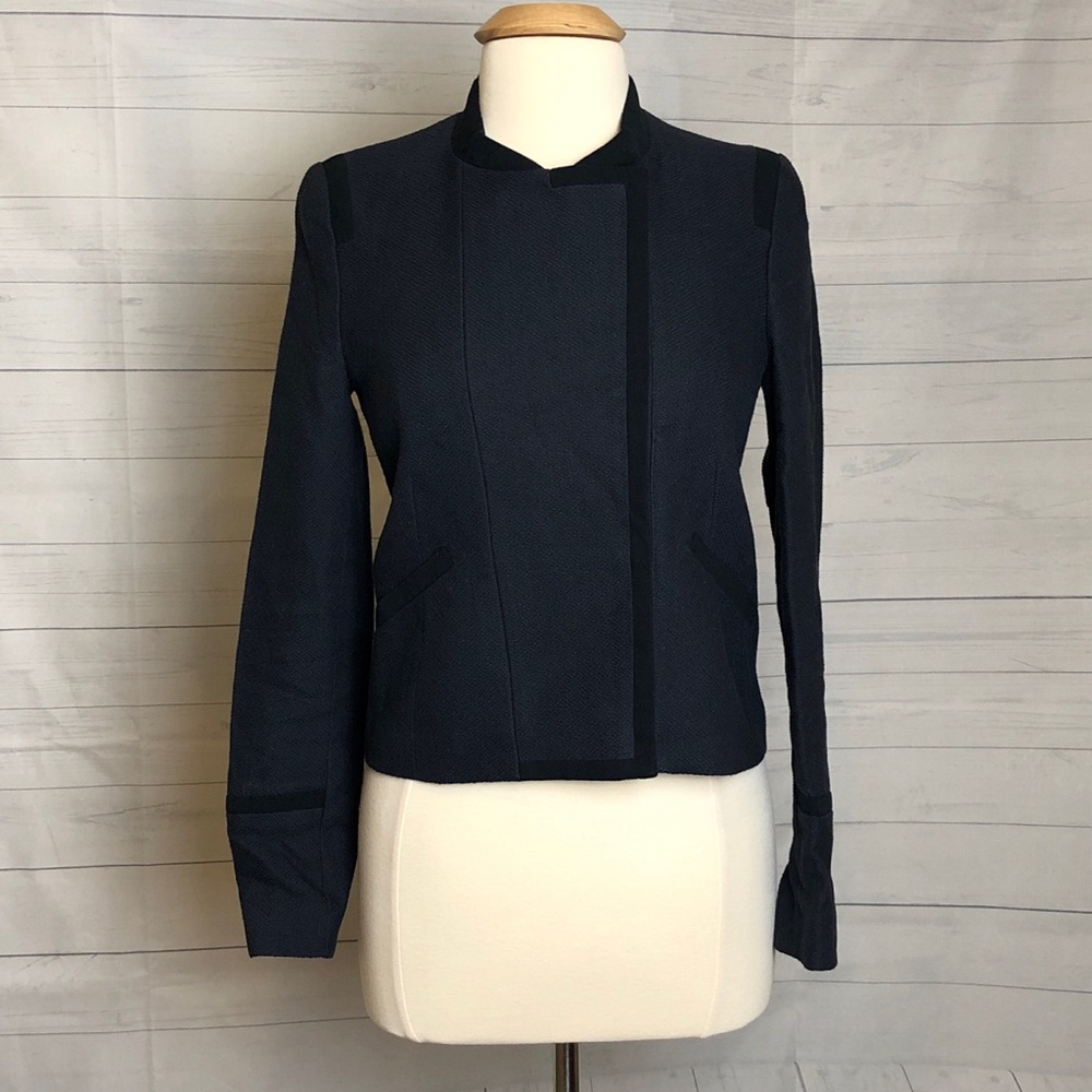 Comptoir Des Cotonniers Women Blazer Jacket Blue